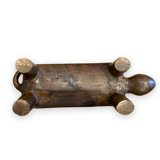 Repose pied tablette africaine en bois