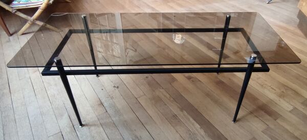 Table basse design années 1950/1960 de Roger Le Bihan
