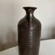 potter's pitcher vase in sandstone turned with coil Puisaye 1970