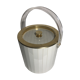 Former The Turnwald Collection International grey & gold vintage ice bucket