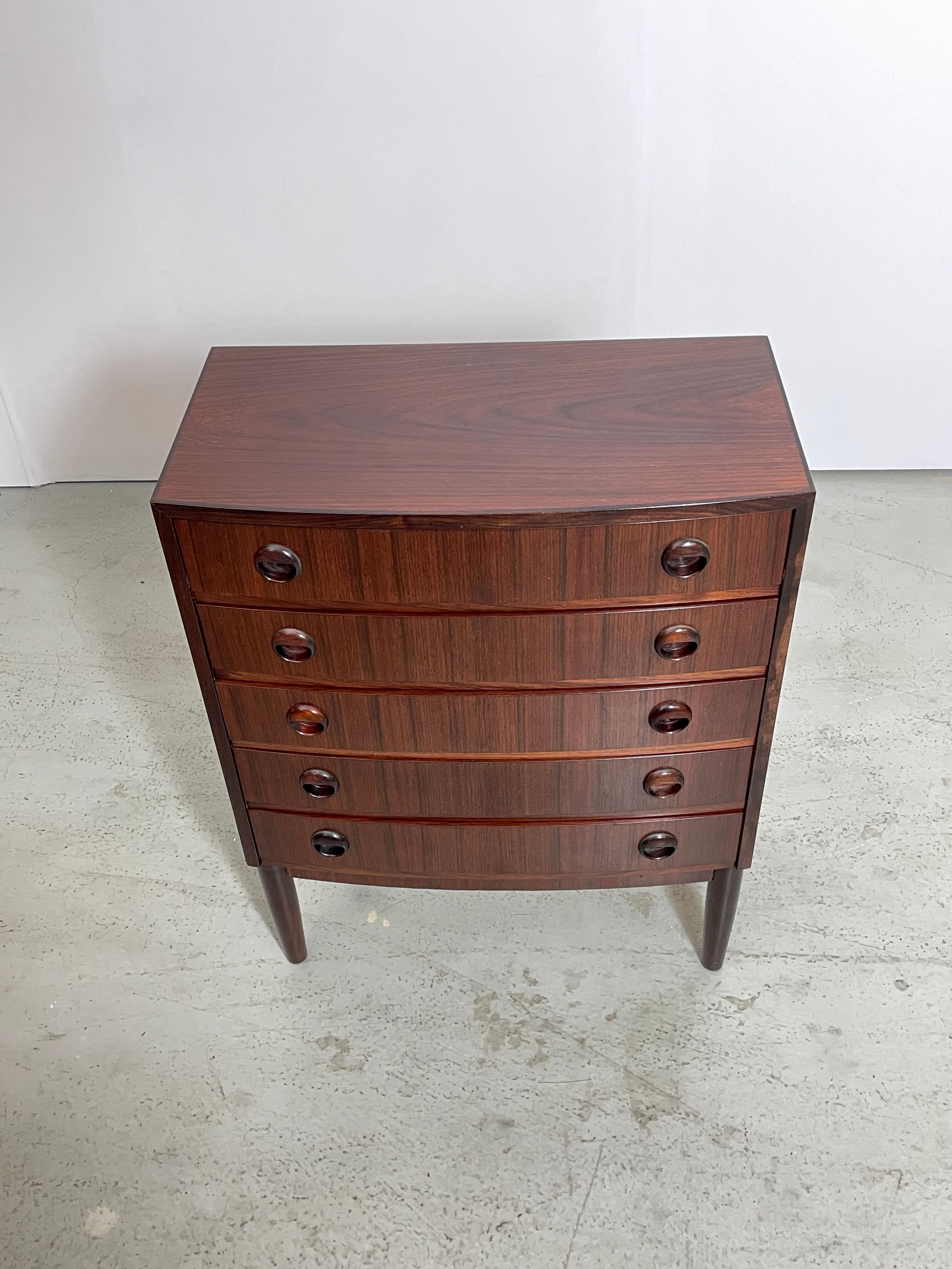 Danish Chest of Drawers in Rosewood by Kai Kristansen 1960s