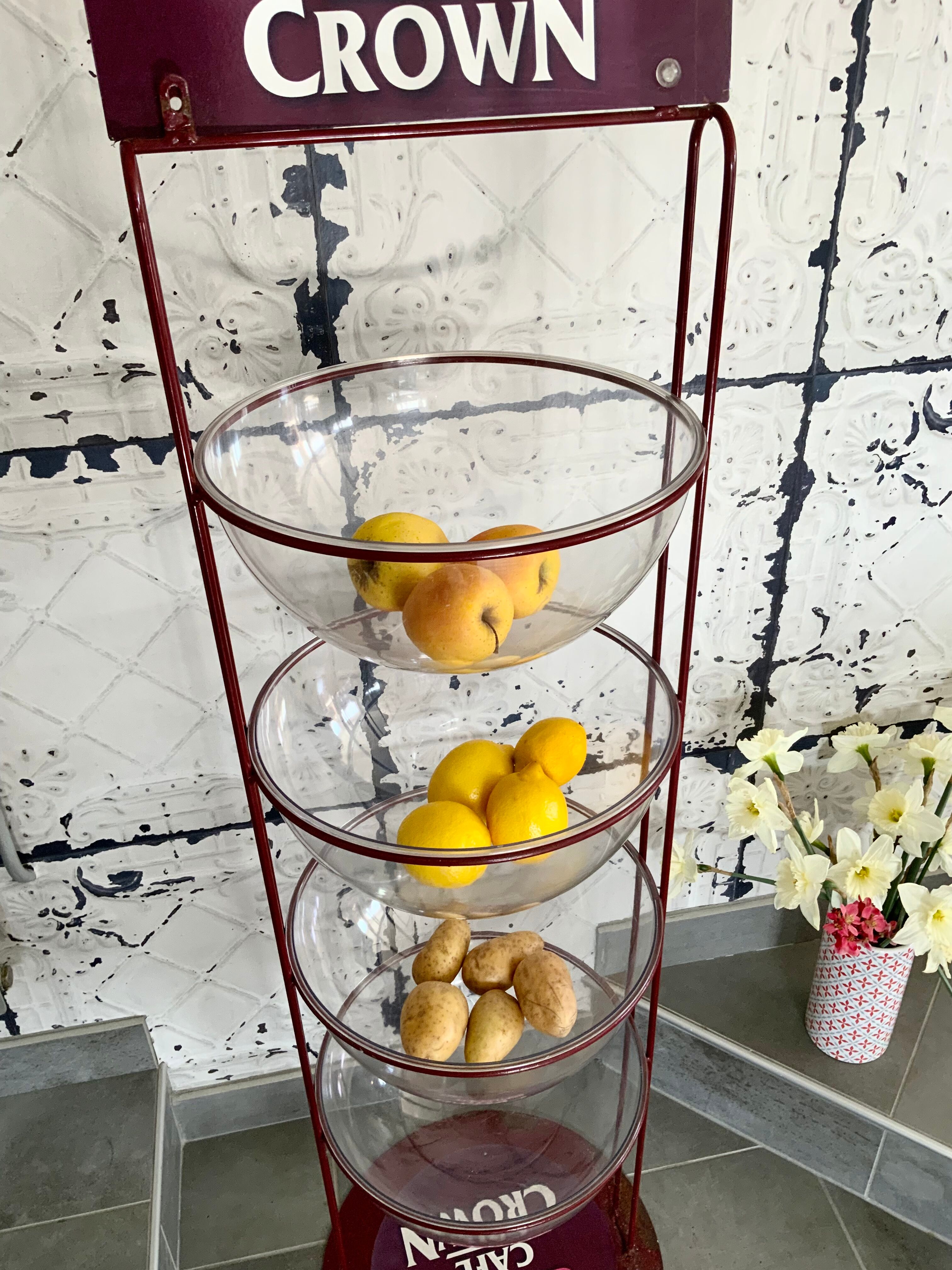 Former crown coffee display