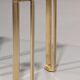 Peter Ghyczy high-gloss brass T24 side tables, 1970s (40x40x45)