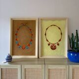 Contemporary painting "Berber Necklace 4", 2024