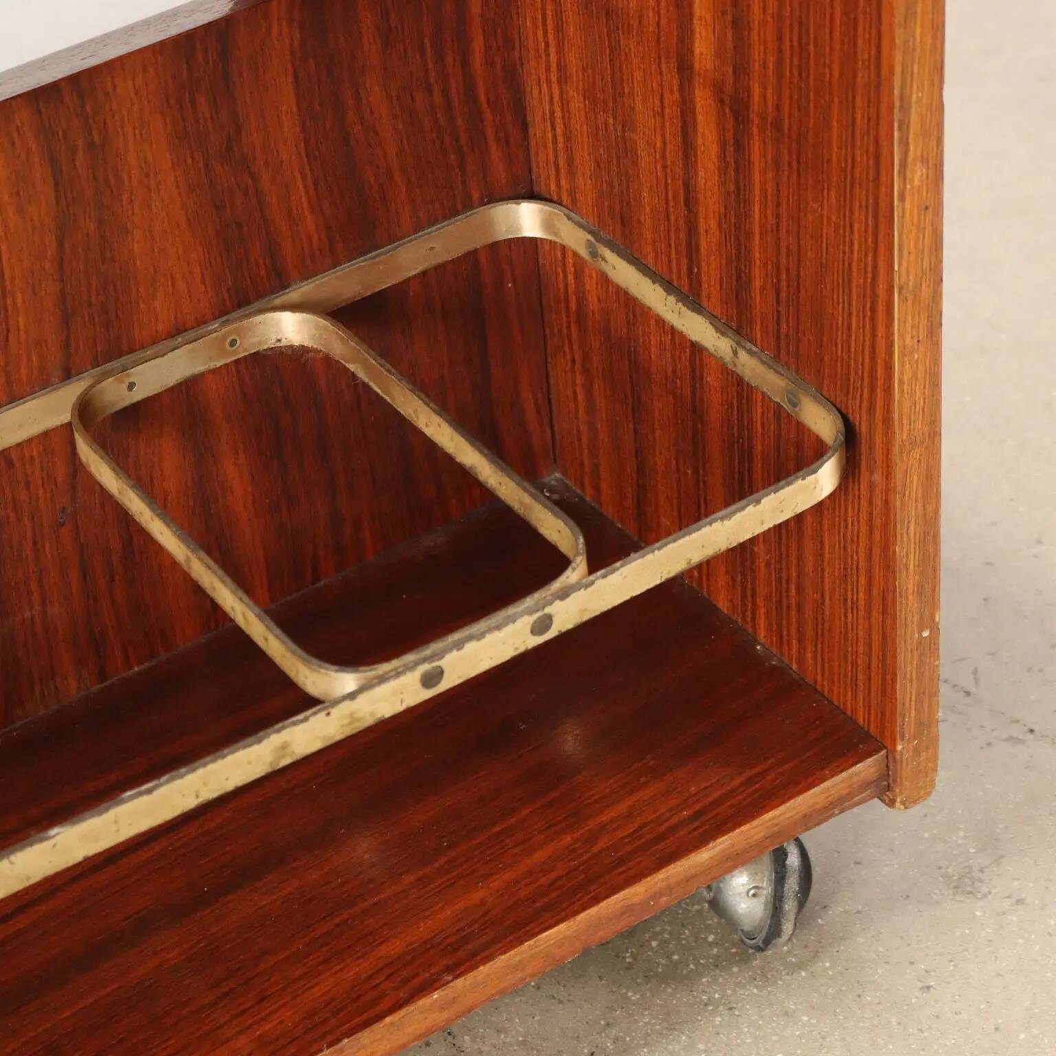 Exotic wood sideboard, Italy, 1960s