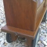 Jouet grue en bois