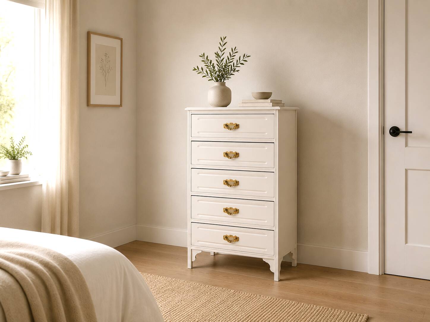 Chest of drawers with 5 drawers from the 1930s/40s.