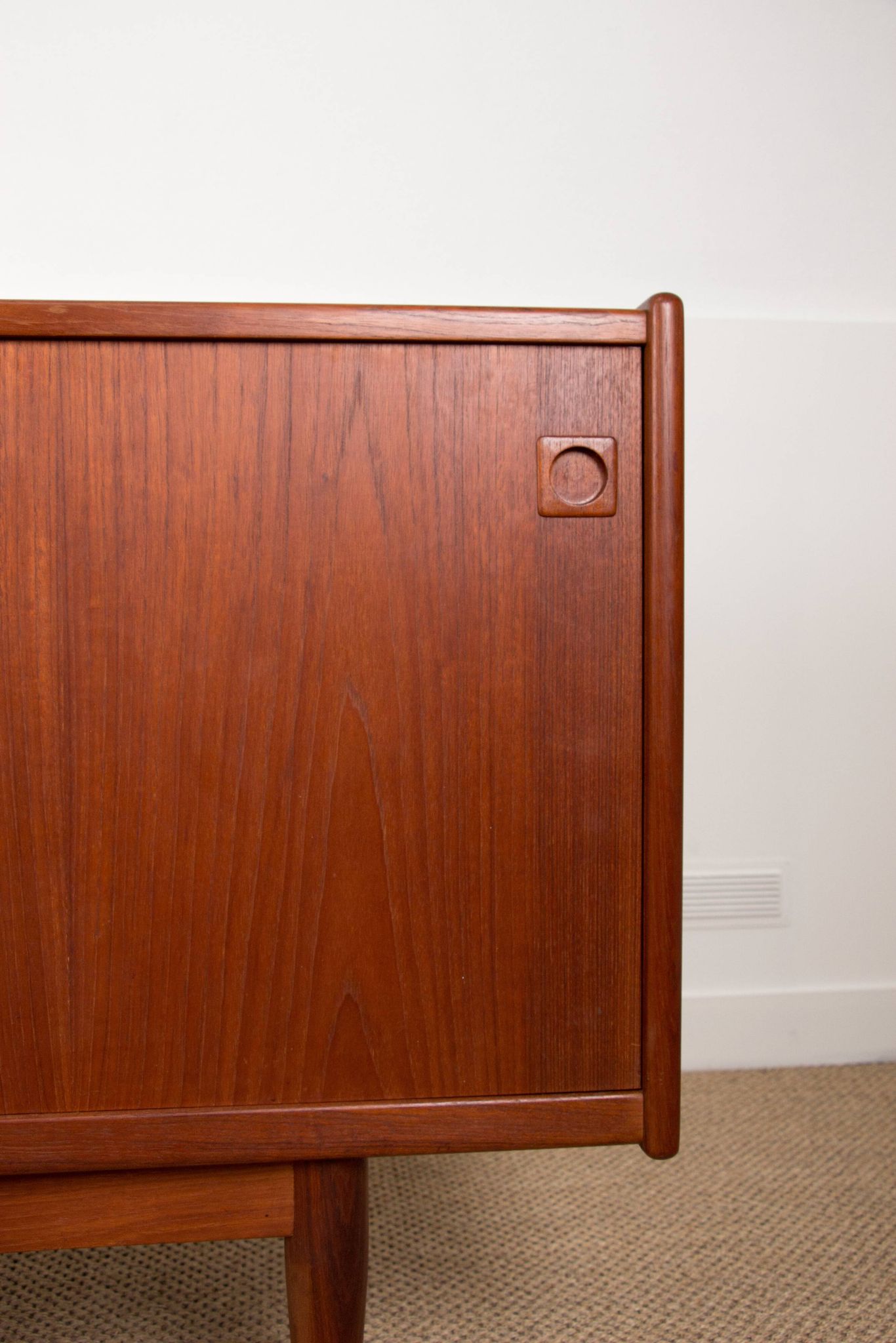 Enfilade Danoise en Teck 200 cm, modèle 31b, par Johannes Andersen 1960.