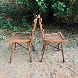 Pair of garden chairs