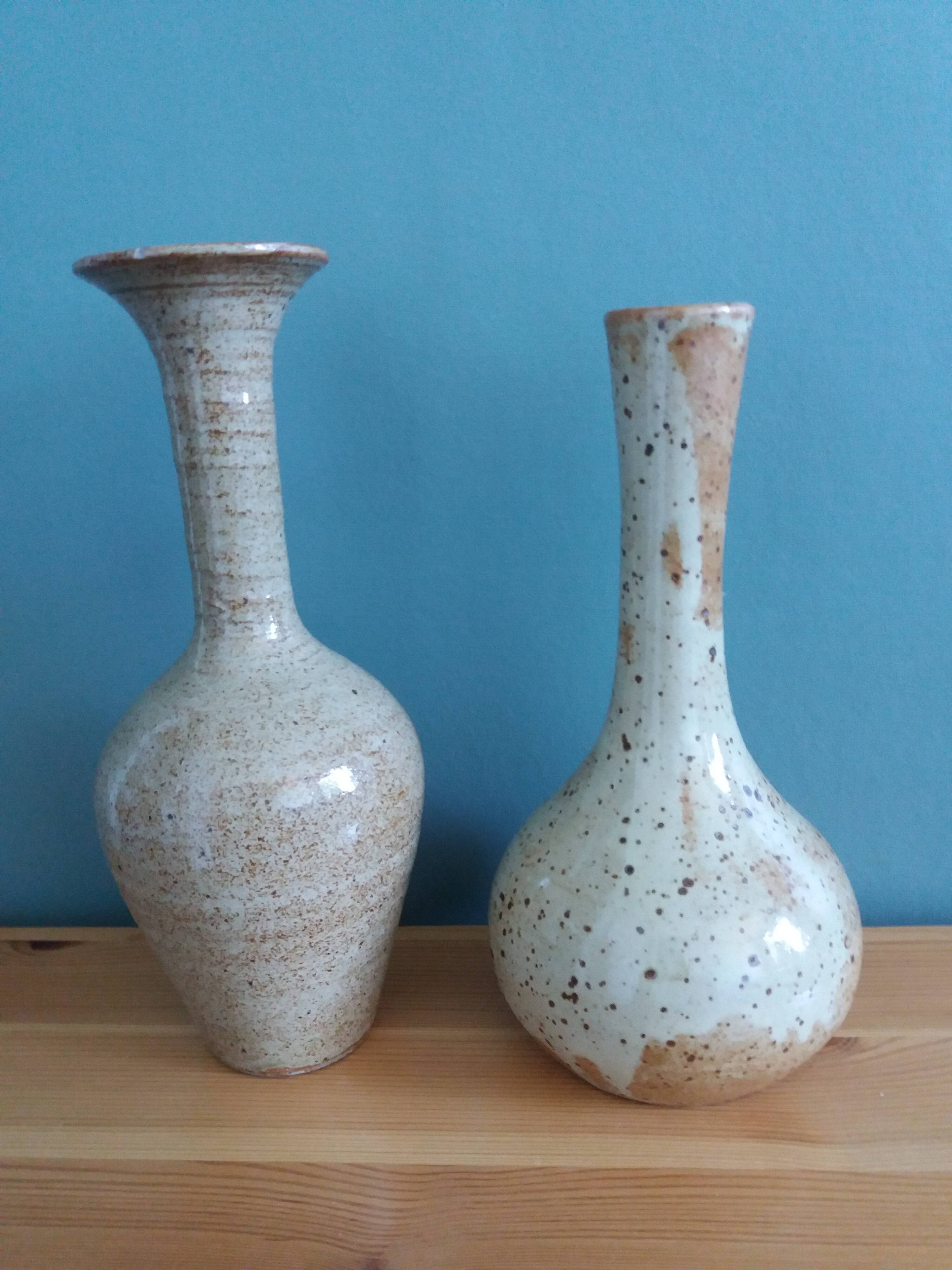 Stoneware vases