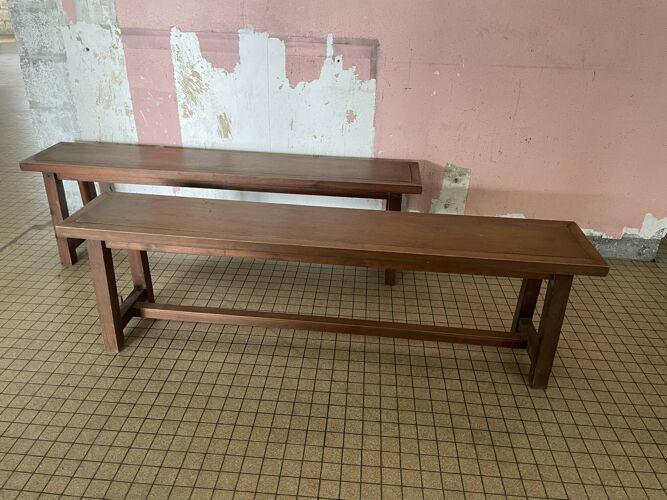Duo of benches