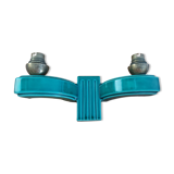 Double wall lamp in earthenware style, Art Deco, Year 1950