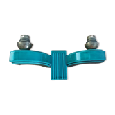 Double wall lamp in earthenware style, Art Deco, Year 1950