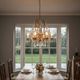 Vintage Italian Florentine Gold Gilt Tole Chandelier 1950’s 