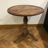 Louis Philippe pedestal table in walnut