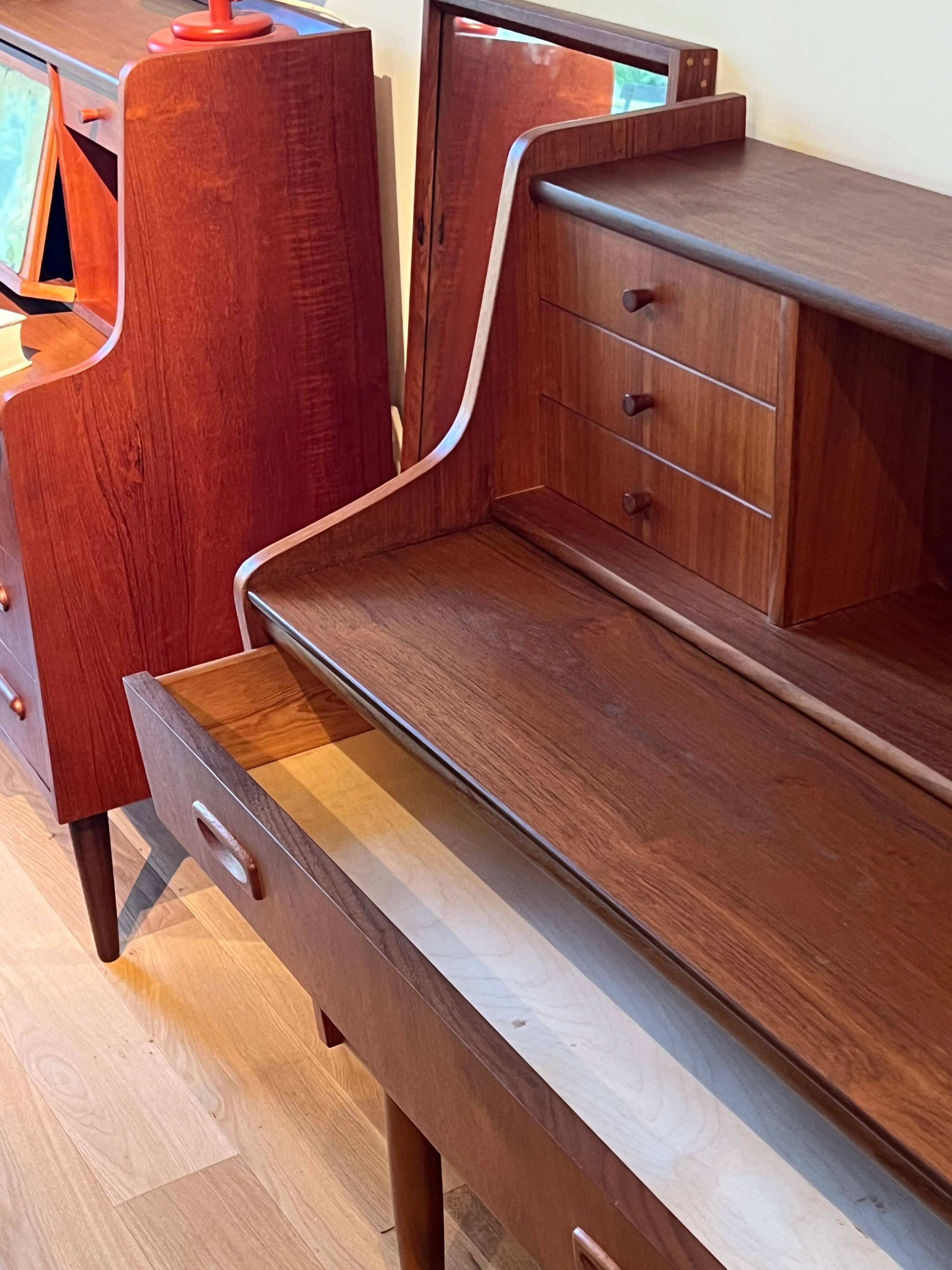 Vintage Scandinavian teak secretary "Anders"