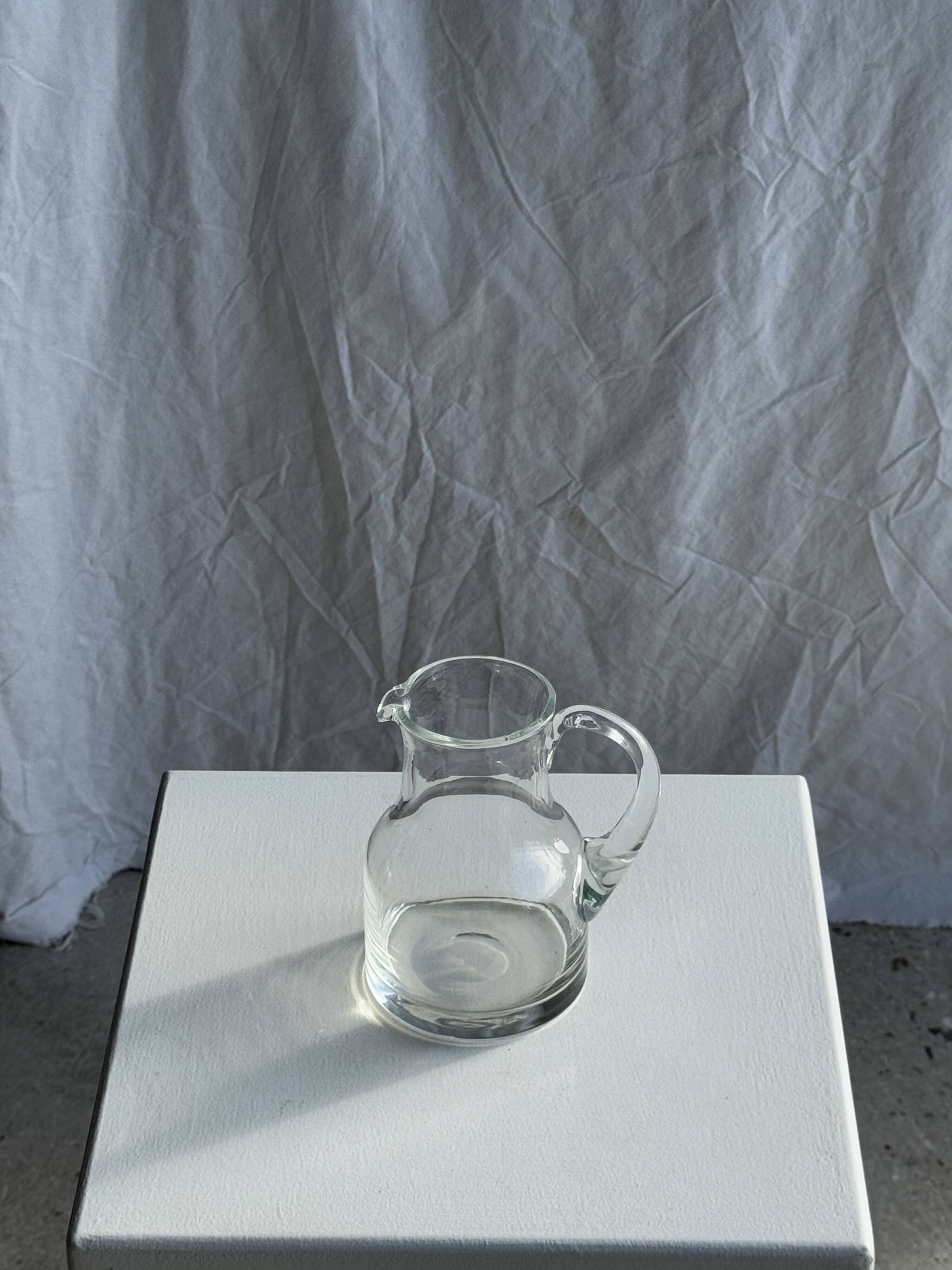 Mini glass pitcher H14