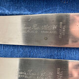 Vintage knife set from Sheffield - Ivory effect handles - 24 pieces