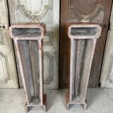 Pair of 20th century marble columns