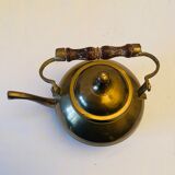 Old brass tea