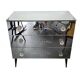 Venetian mirrored commode with 3 drawers