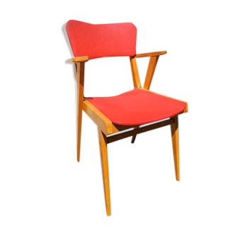 Scandinavian bridge armchair, 1950