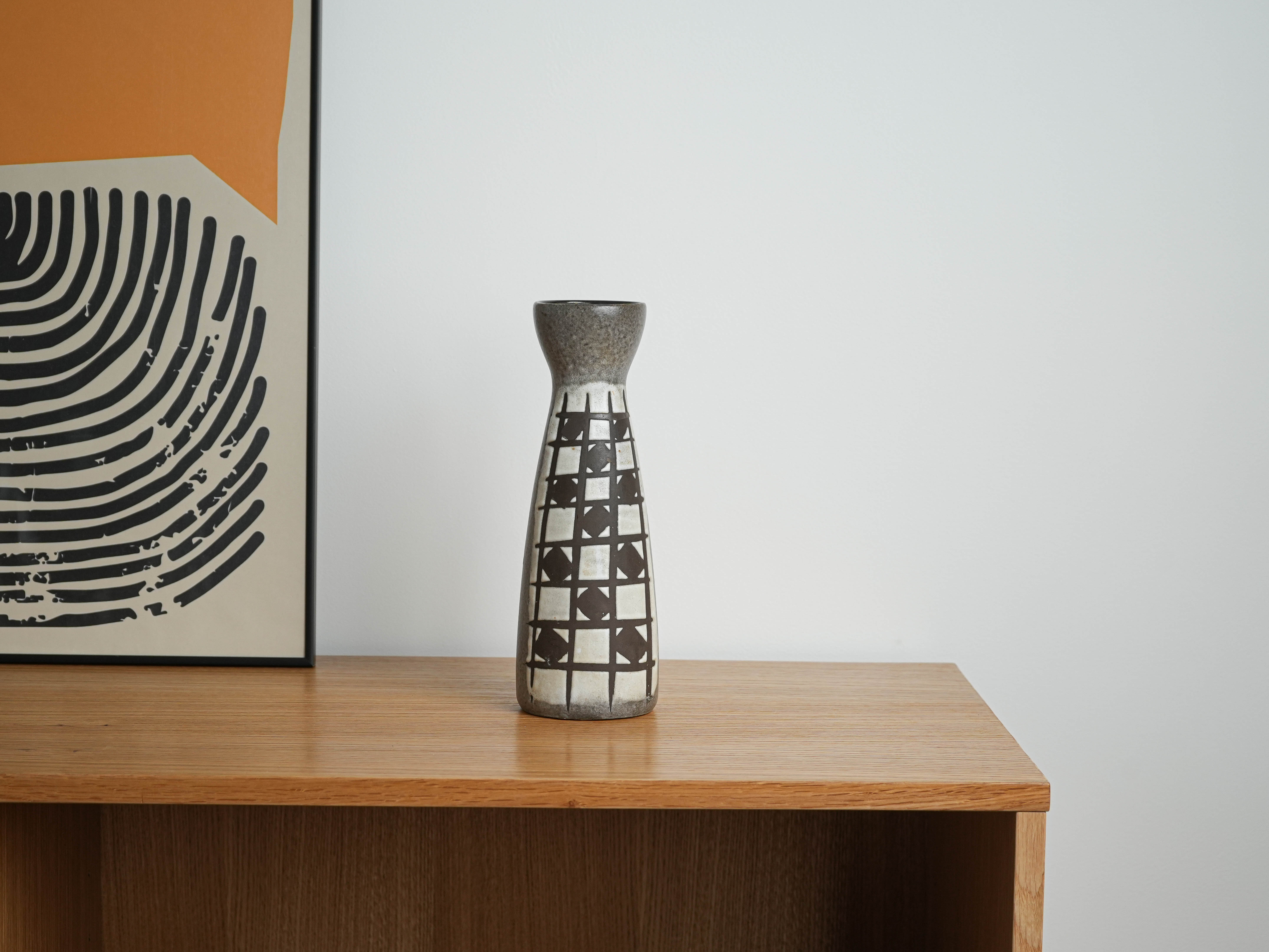 Ceramic vase, German design, 1960s, made in West Germany