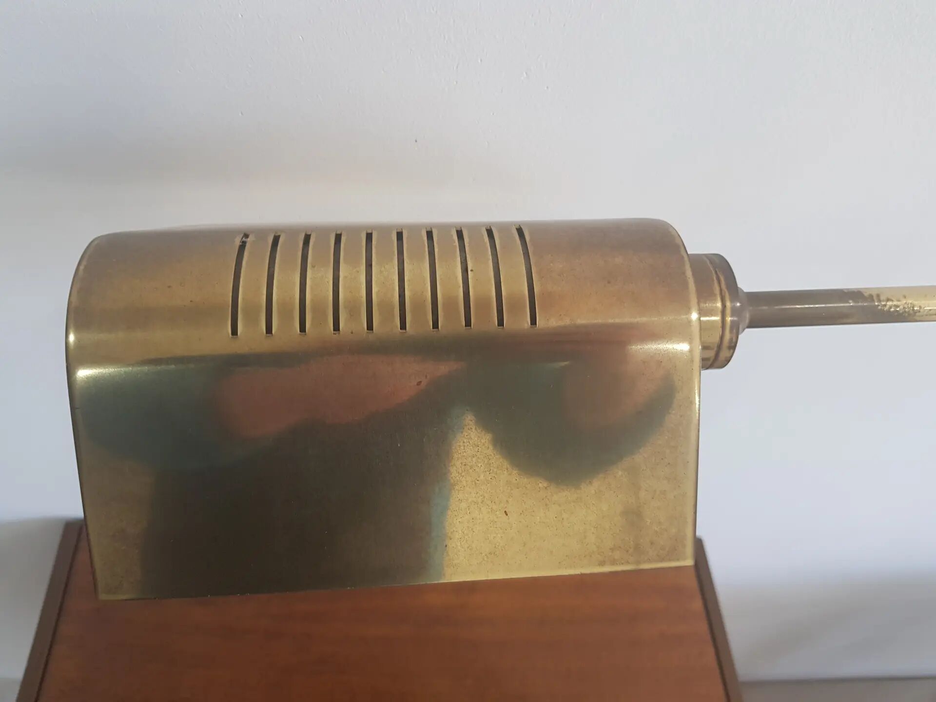 Lampe de table, laiton doré, Autriche, années 70