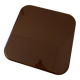 Chocolate varnished coffee table Pastill