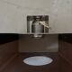pair of 2 plexiglass wall lights, Disco model, by Jocelyne Trocmé, design 1970.