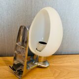 Opaline wall lamp half egg form