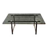 Glass coffee table