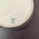 Charles PILLIVUYT Mehun porcelain sugar with fluted relief and blue and white checkered pattern