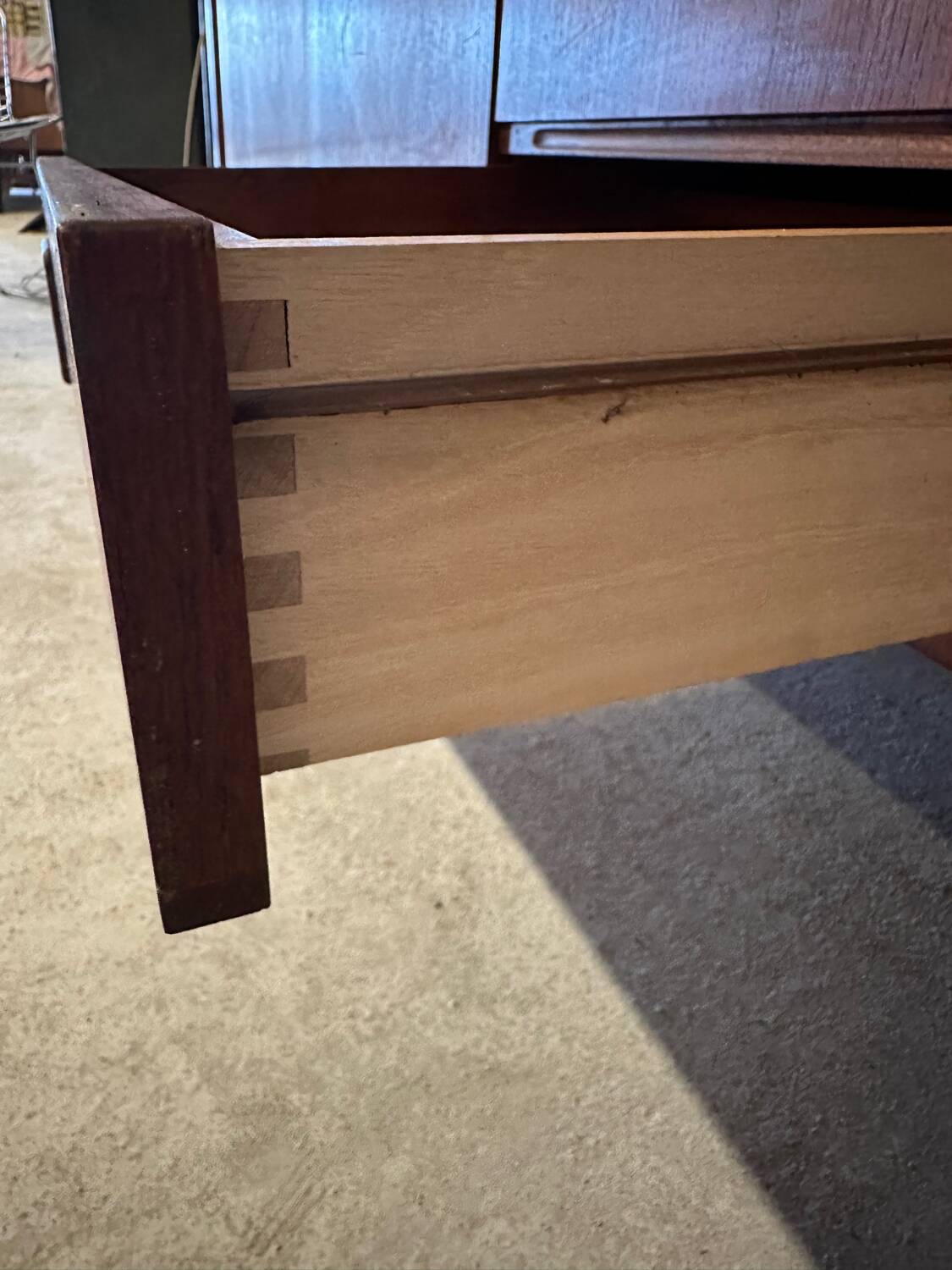 Enfilade scandinave vintage en teck