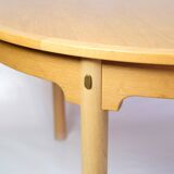 Oval Dining Table Model 140 Made In Oak & Brass By Borge Mogensen From 1950