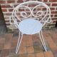 Fauteuil de jardin en fer forgé