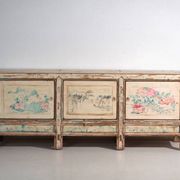Antique buffet painted in pine wood – China, circa 1930