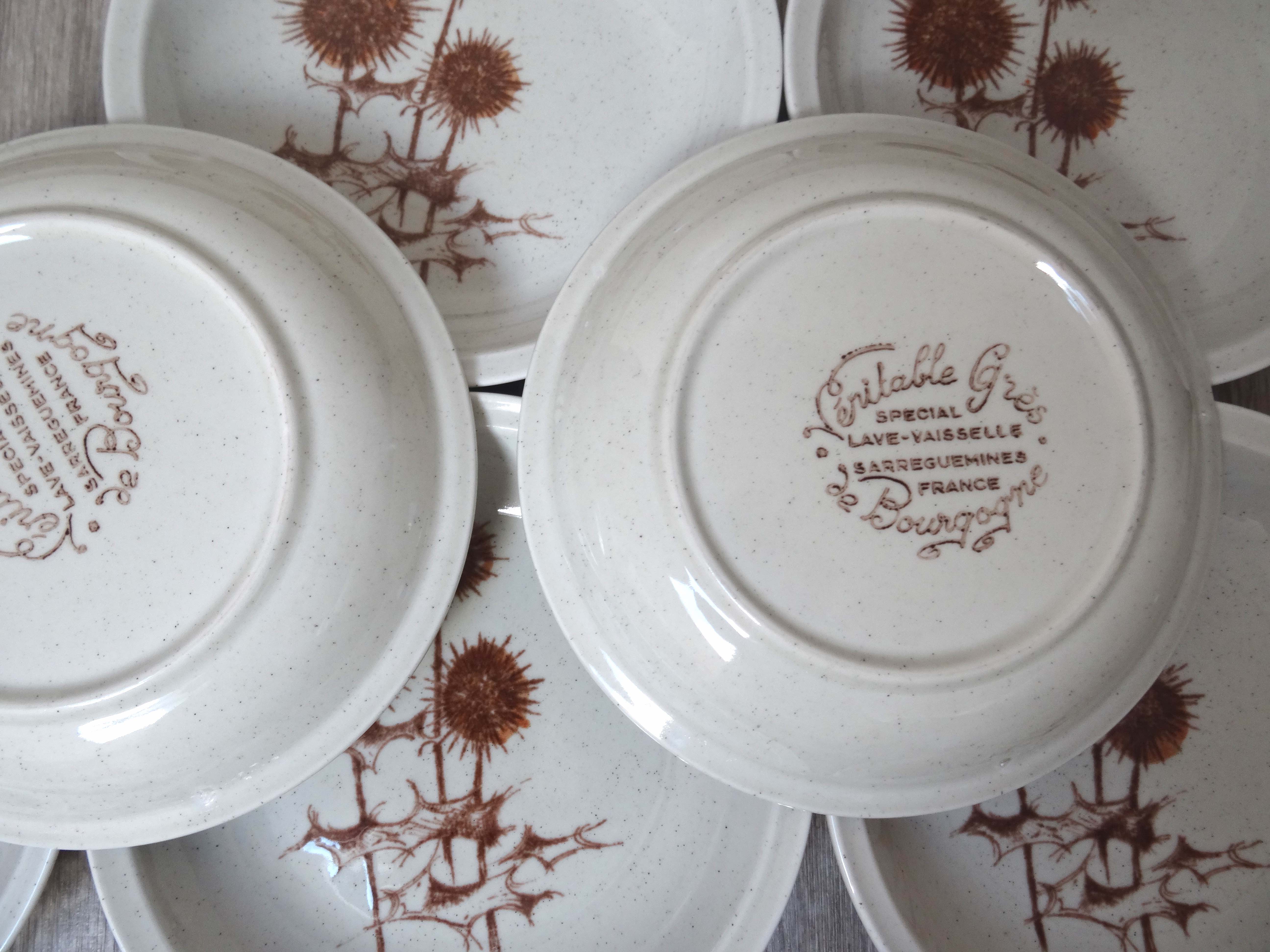 Hollow plates Sarreguemines