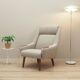 Fauteuil en teck, design danois, années 1960, production : Danemark