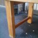 Table à manger en bois massif design brut
