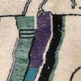 Moroccan Berber carpet Beni Ouarain with colorful patterns 2,91x2.07m