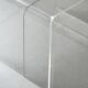 Table basse gigogne modulable en plexiglas, D. Lange Marais Les invisibles