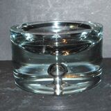 Cendrier design en verre soufflé krosno poland art verrier pologne