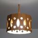 Suspension scandinave en bois 1960