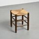 Bauche chair and stool set, Charlotte Perriand for Maison Sentou, circa 1950