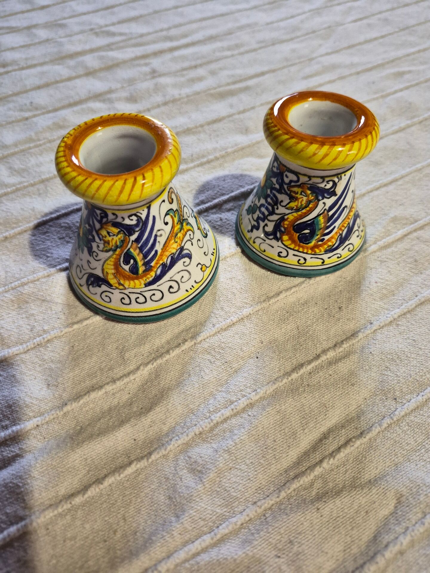 Deruta candlestick