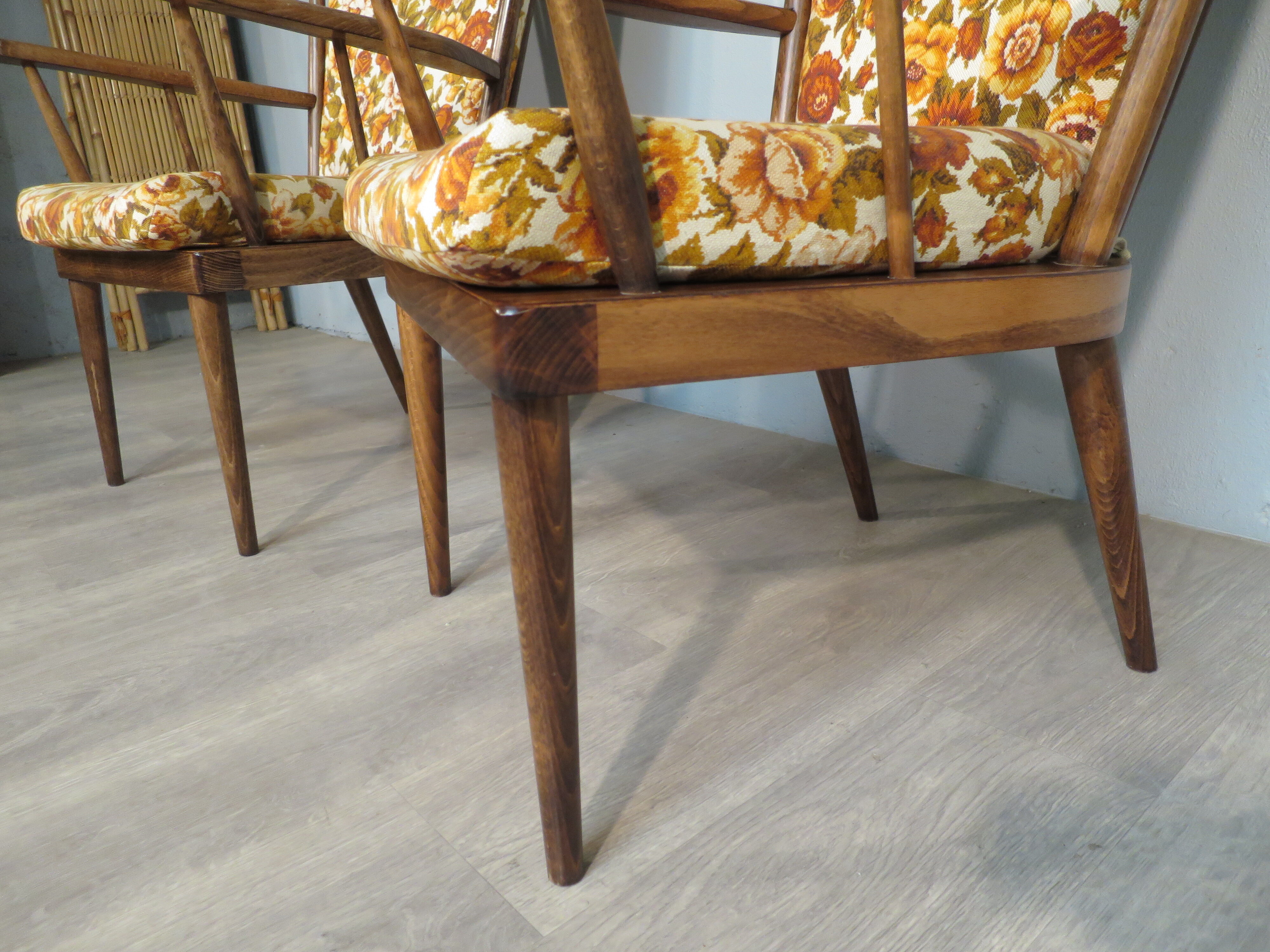 Pair of Baumann fan chairs