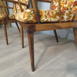 Pair of Baumann fan chairs