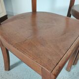 6 vintage bistro chairs, 50s/60s
