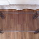 Vintage 70s lounge coffee table chrome-plated base and smoky glass tray